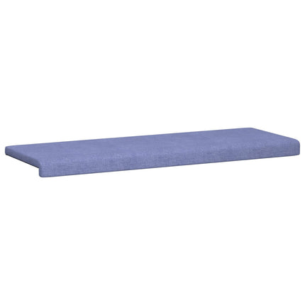 Bænkpude Stof Jeans blå Dybde 35 cm