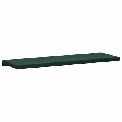 Bænkpude Velour (V) Mørkegrøn Dybde 35 cm
