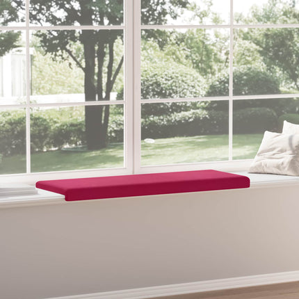 Bænkpude Velour (V) Vinrød Dybde 35 cm