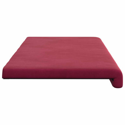 Bænkpude Velour (V) Vinrød Dybde 35 cm