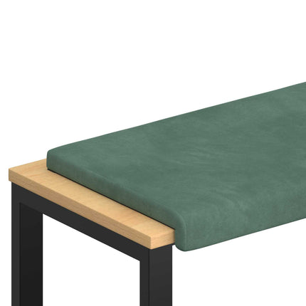 Bænkpude Velour (V) Havgrøn Dybde 35 cm