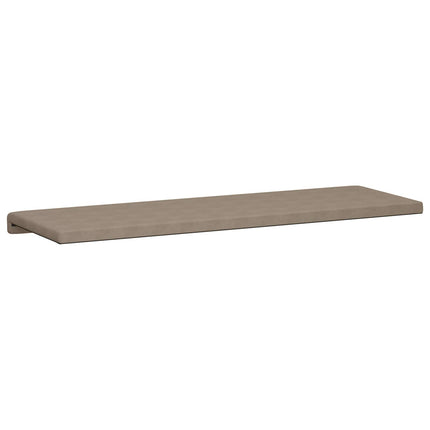Bænkpude Microfiber Gråbrun Dybde 35 cm