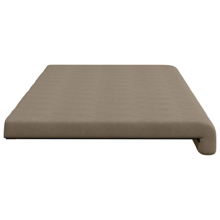 Bænkpude Microfiber Gråbrun Dybde 35 cm