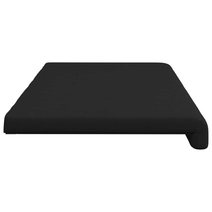 Bænkpude Microfiber Sort Dybde 35 cm