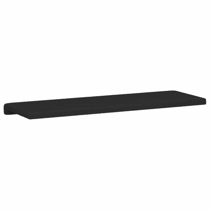 Bænkpude Sherpa-stof Sort Dybde 35 cm
