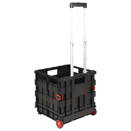 Vogn Sort og rød 35 x 39 x 92 cm PP og Elastomer