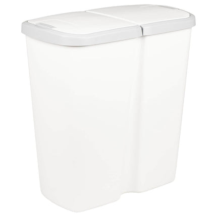 Affaldsspand Hvid 48,5 x 28 x 51 cm PP