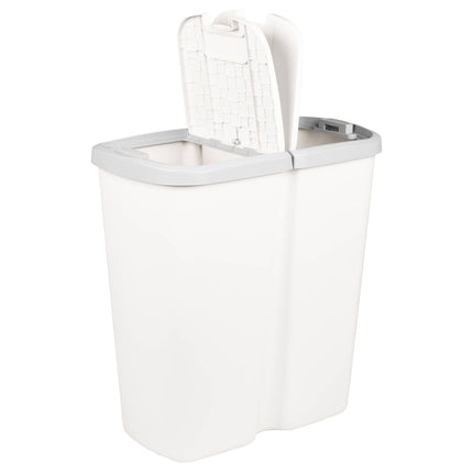 Affaldsspand Hvid 48,5 x 28 x 51 cm PP