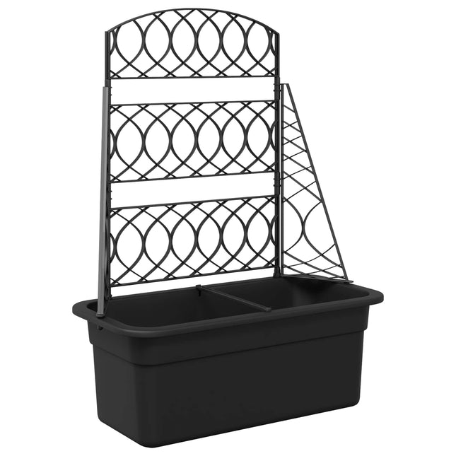 Plante spalier Antracit 58 x 29 x 78 cm PP