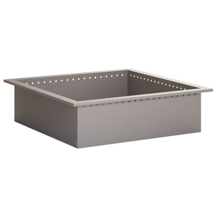 Bålplade ring Rusten 90 x 90 x 25 cm Cortenstål
