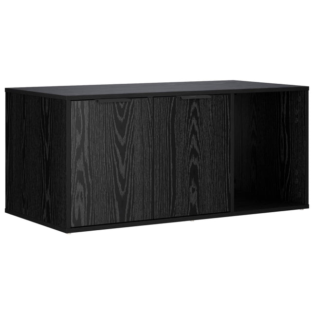 Kattebur møbel Sort eg 100 x 49 x 45 cm Konstrueret træ
