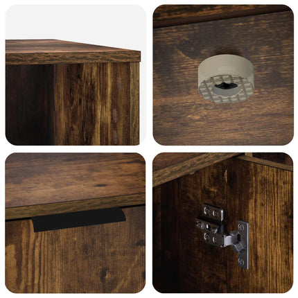 Kattebur møbel Røget eg 100 x 49 x 45 cm Konstrueret træ