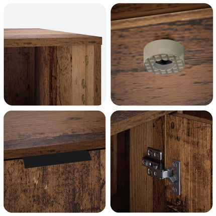 Kattebur møbel Gammelt træ 100 x 49 x 45 cm Konstrueret træ