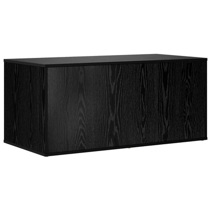 Kattebur møbel Sort eg 100 x 49 x 45 cm Konstrueret træ