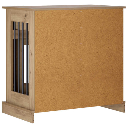 Hundekasse møbel Artisan-eg 80 x 47,5 x 80 cm Konstrueret træ