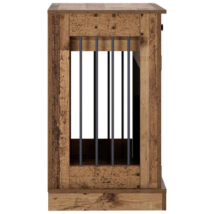 Hundekasse møbel Gammelt træ 90 x 47,5 x 80 cm Konstrueret træ