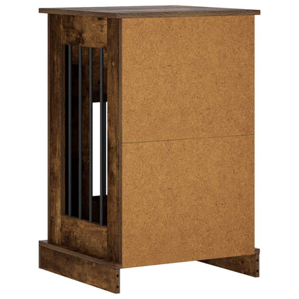 Hundekasse møbel Røget eg 50 x 47,5 x 80 cm Konstrueret træ