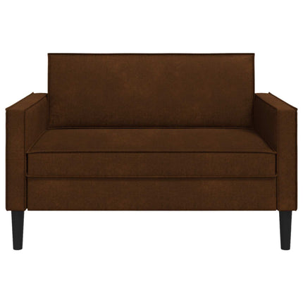 XXL lænestol Brun Faux Suede Læder