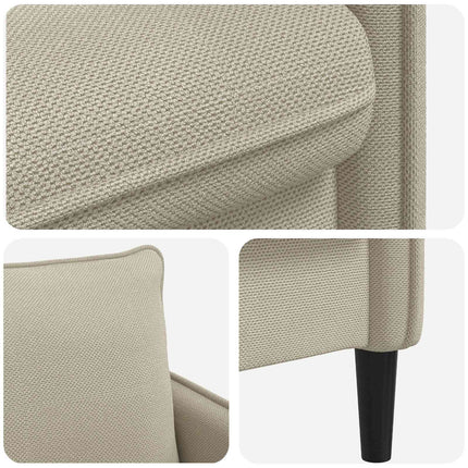 XXL lænestol Beige Fløjl