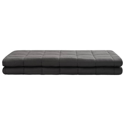 Vægtet tæppe Antracit 235 x 290 cm 11 kg 100% Bomuld 205T