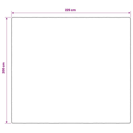 Vægtet tæppe Antracit 200 x 225 cm 13 kg 100% Bomuld 205T