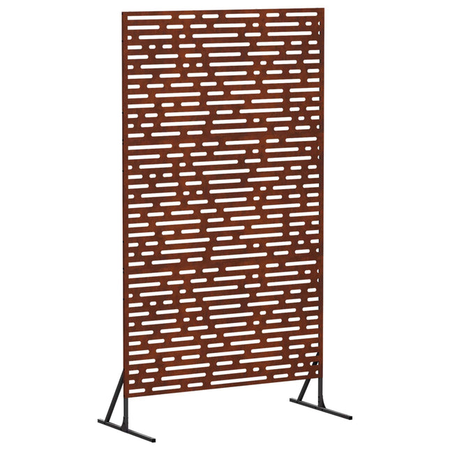 Privatlivsskærm 100 x 50 x 180 cm Cortenstål Rusten