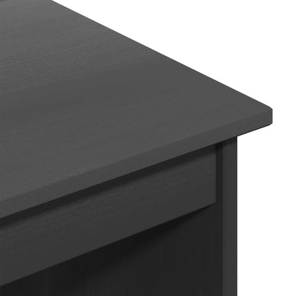 Skrivebord og rullevognsæt MOSS 2 pcs Grå