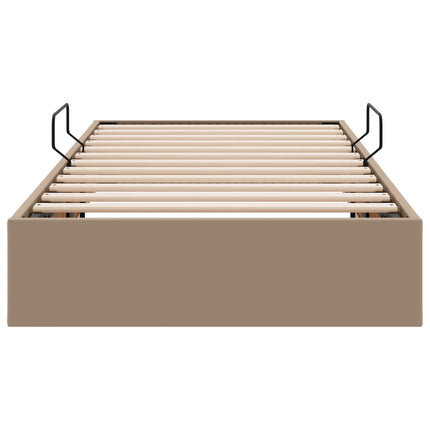 Ottoman Sengestel Cappuccino 100 x 200 cm Faux læder