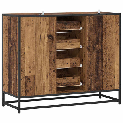 Sideboard Gammelt træ 92 x 35 x 76 cm Konstrueret træ