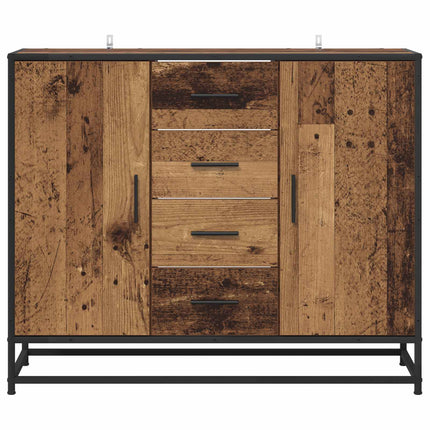 Sideboard Gammelt træ 92 x 35 x 76 cm Konstrueret træ