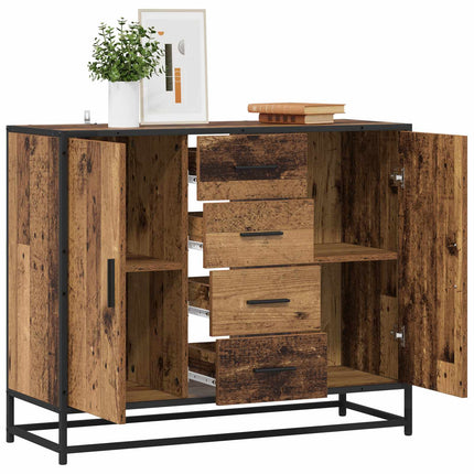 Sideboard Gammelt træ 92 x 35 x 76 cm Konstrueret træ