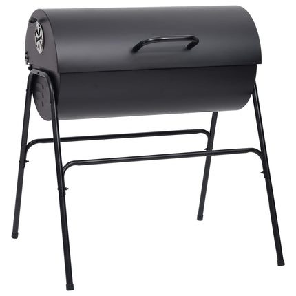 Tøndegrill med 2 madlavningsriste 3 stk. 80 x 73 x 90 cm Metal