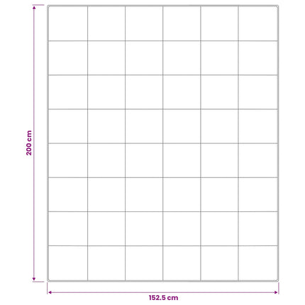 Dyne- og puddesæt 2 pcs 152x203 cm Sommer 140 GSM Uld Hvid