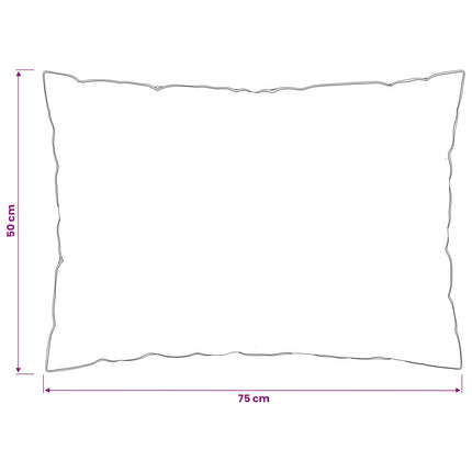 Dyne- og puddesæt 2 stk. 137x200 cm Sommer 200 GSM Uld Hvid