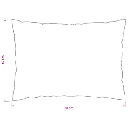 Dyne- og puddesæt 2 stk. 152x203 cm 4 årstider 300 GSM Uld Hvid