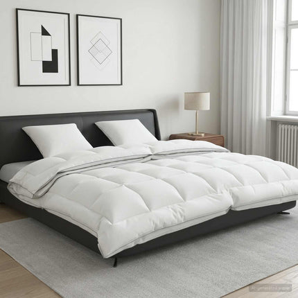 Dyne- og puddesæt 3 stk. 200x200 cm 4 årstider 140+220 GSM Uld
