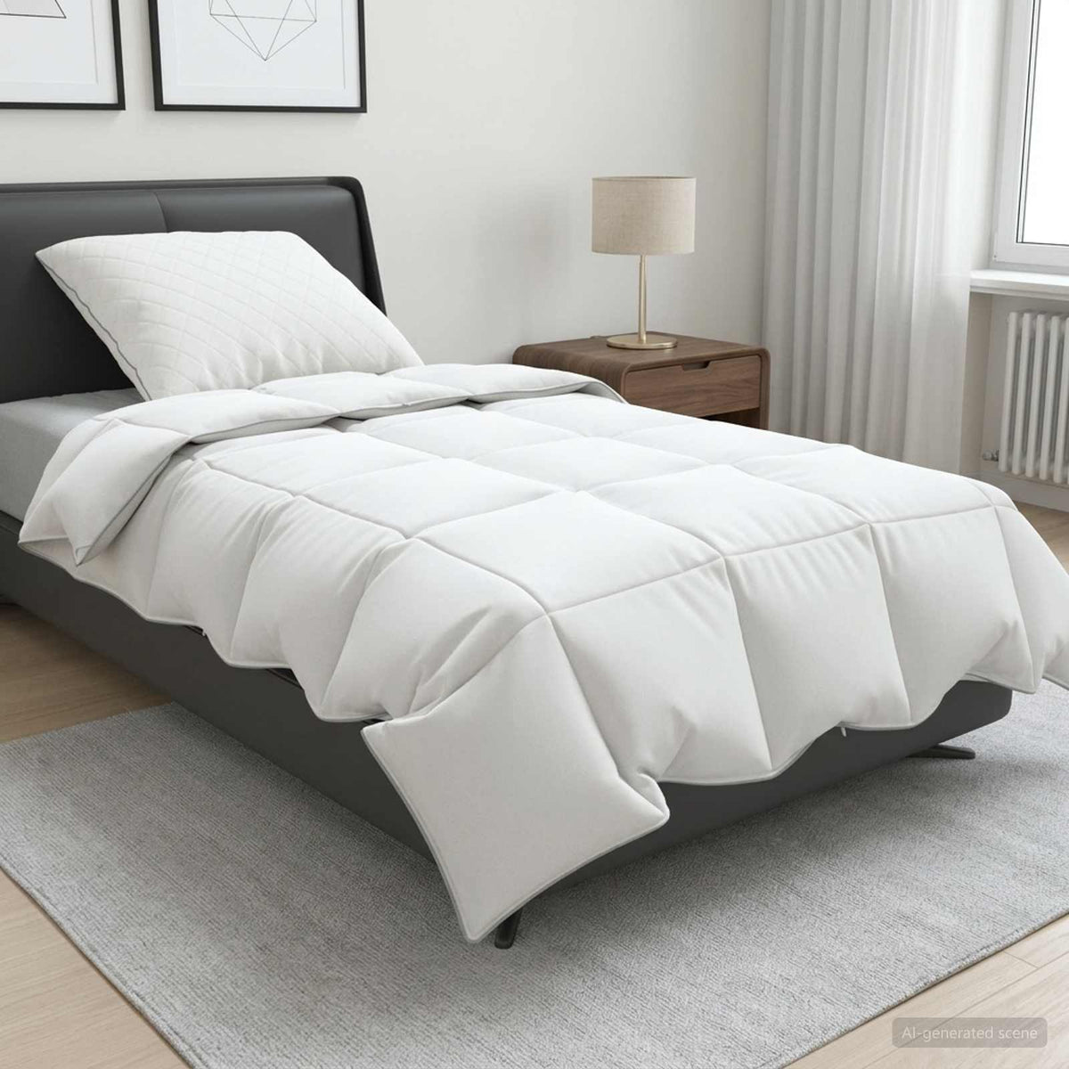 90% gsedun dyne st FULDA 2 stk. 137 x 200 cm Sommer 100 GSM