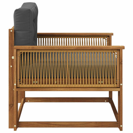 Udendørs Mellem Sofa Naturfarvet