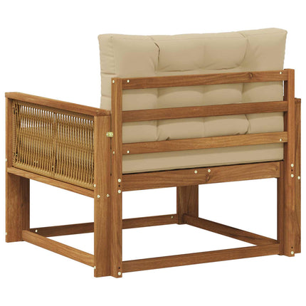 Udendørs Mellem Sofa Naturfarvet