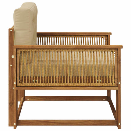 Udendørs Mellem Sofa Naturfarvet
