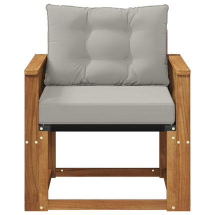 Udendørs sofa Massivt Akacietræ Naturfarvet