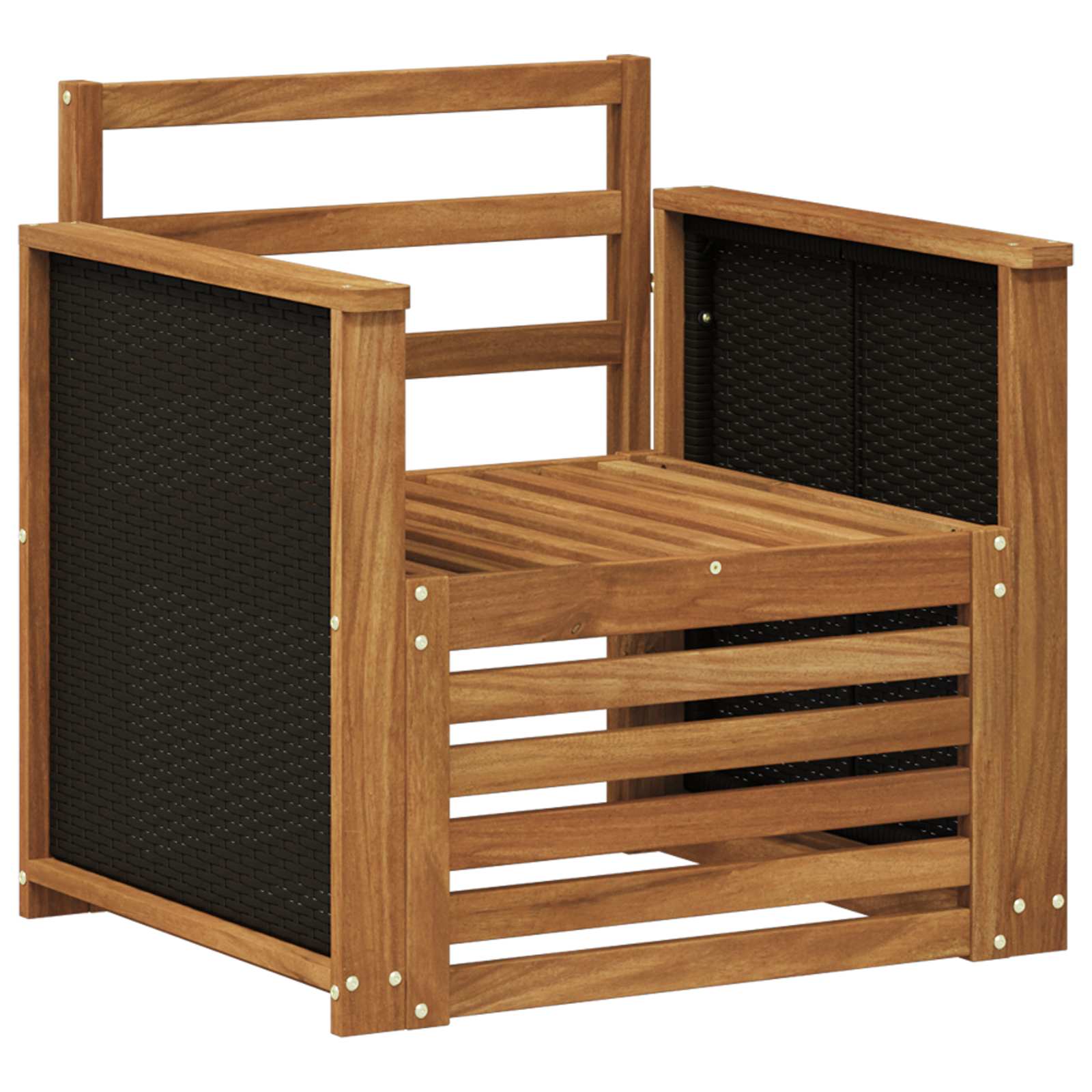 Udendørs Mellem Sofa Naturfarvet
