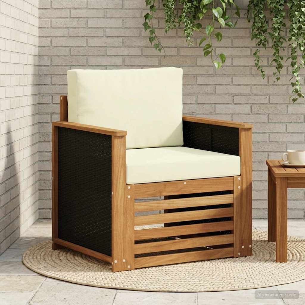 Udendørs Mellem Sofa Naturfarvet