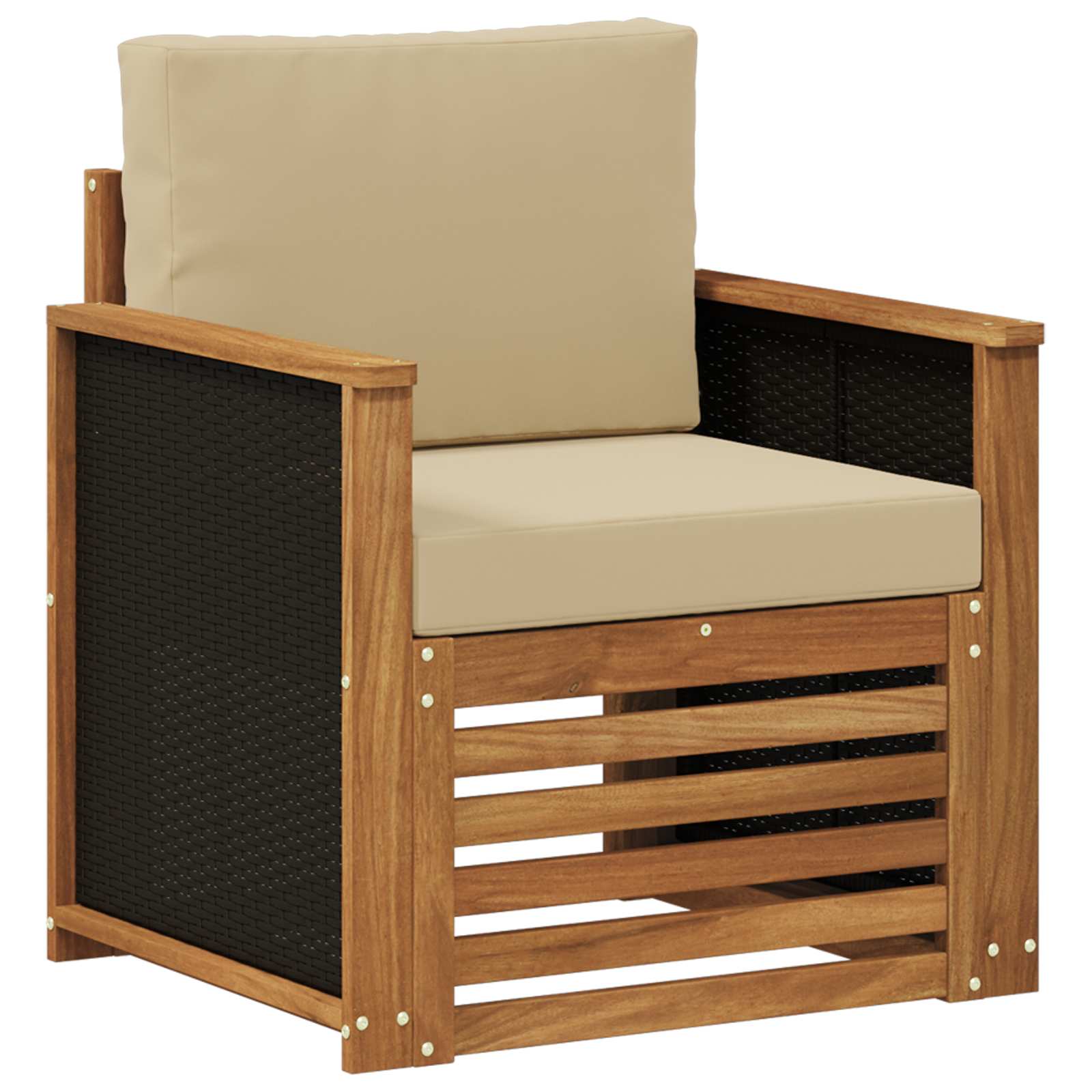 Udendørs Mellem Sofa Naturfarvet