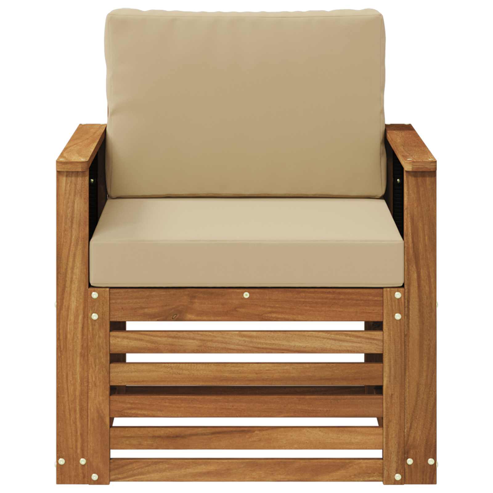 Udendørs Mellem Sofa Naturfarvet
