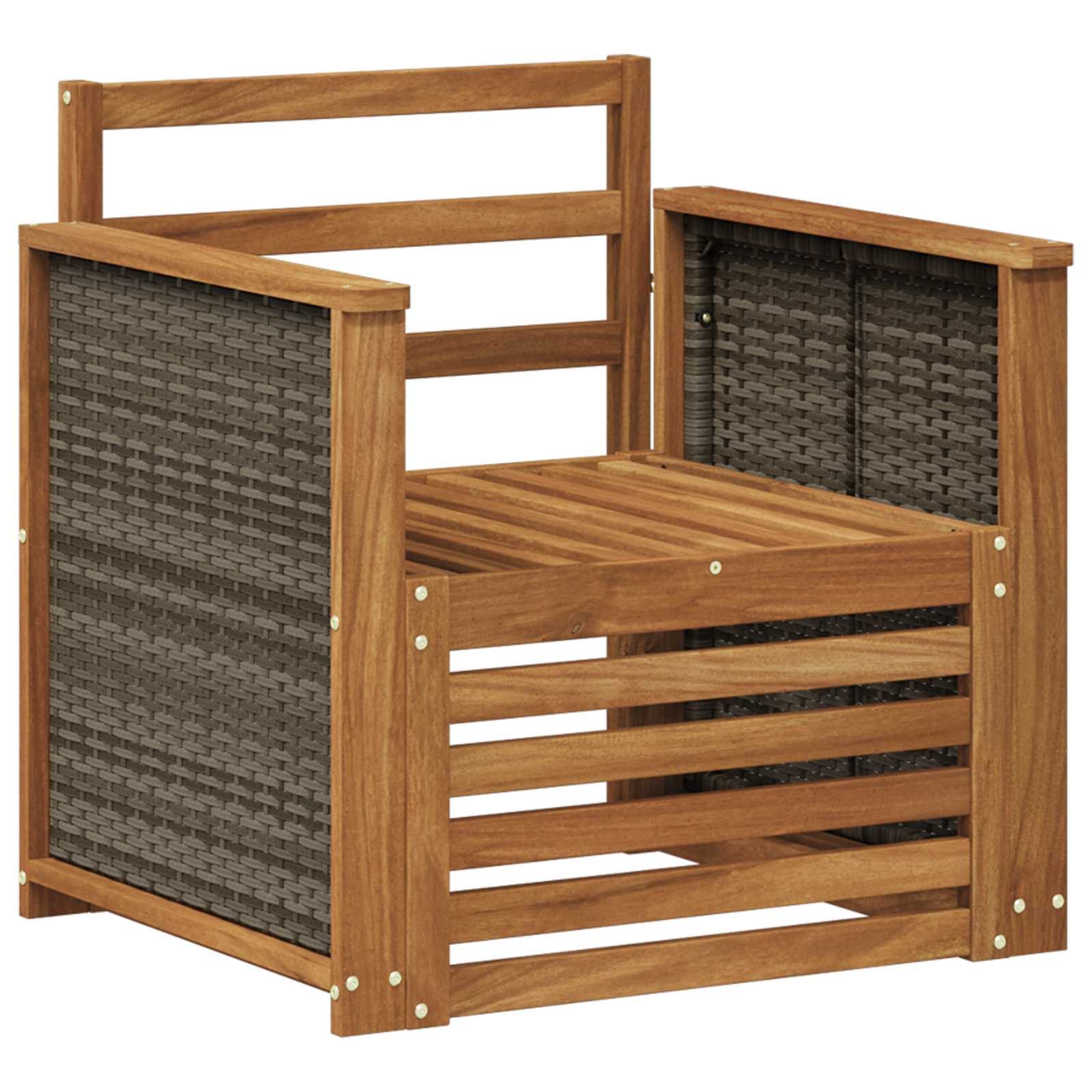 Udendørs Mellem Sofa Naturfarvet
