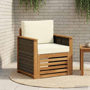 Udendørs Mellem Sofa Naturfarvet