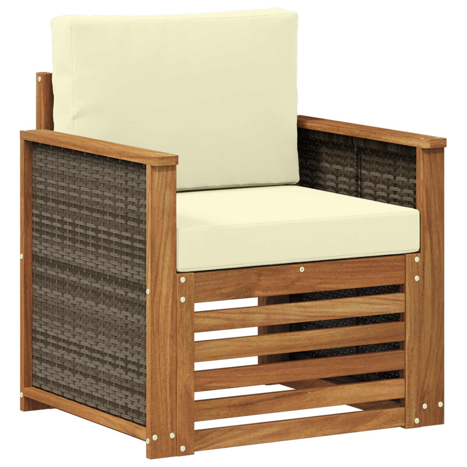 Udendørs Mellem Sofa Naturfarvet