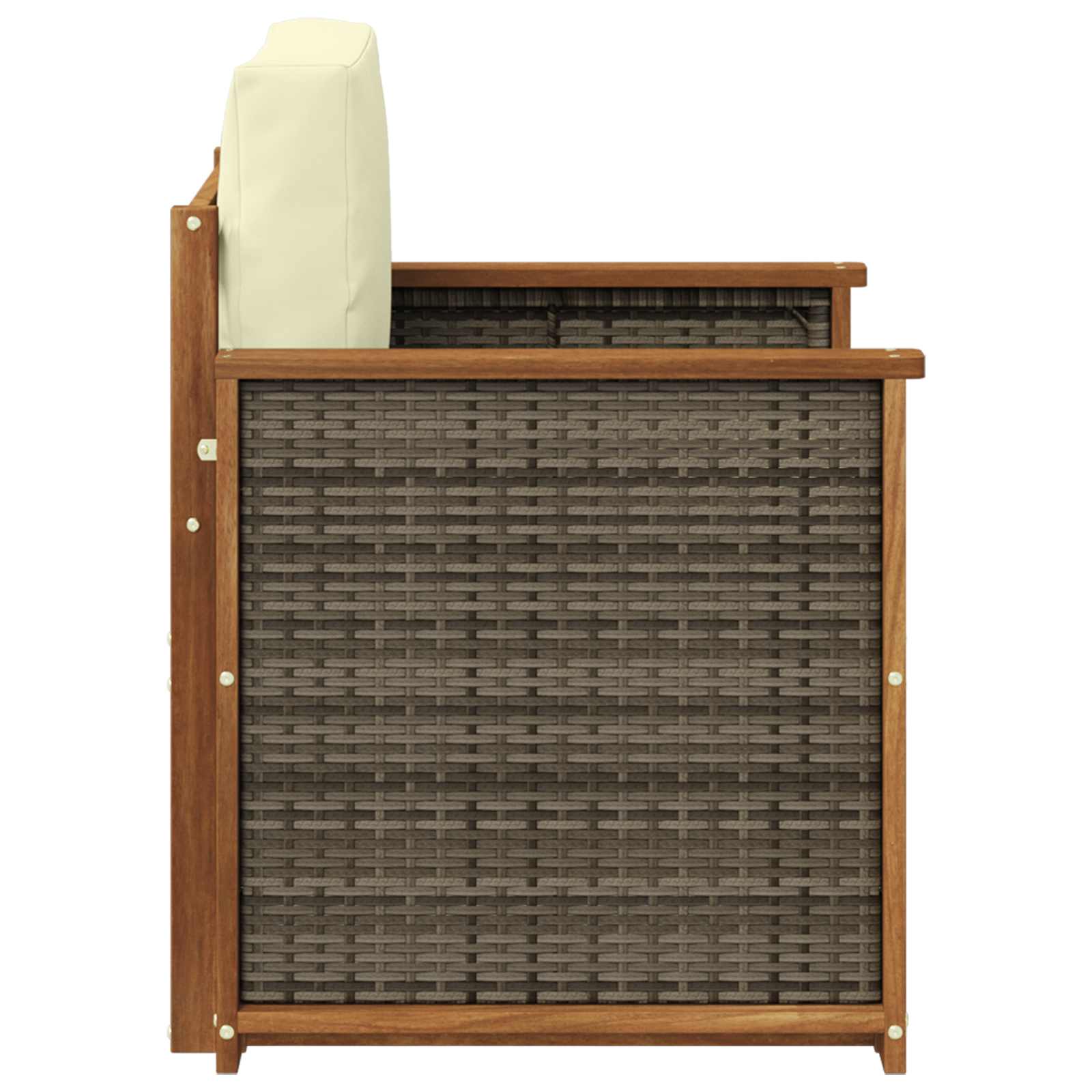 Udendørs Mellem Sofa Naturfarvet