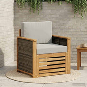 Udendørs Mellem Sofa Naturfarvet